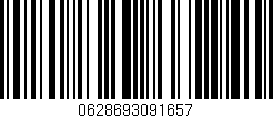 Código de barras (EAN, GTIN, SKU, ISBN): '0628693091657'
