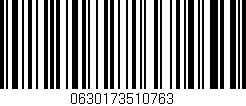 Código de barras (EAN, GTIN, SKU, ISBN): '0630173510763'