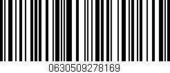 Código de barras (EAN, GTIN, SKU, ISBN): '0630509278169'