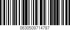 Código de barras (EAN, GTIN, SKU, ISBN): '0630509714797'