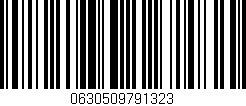 Código de barras (EAN, GTIN, SKU, ISBN): '0630509791323'