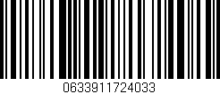 Código de barras (EAN, GTIN, SKU, ISBN): '0633911724033'