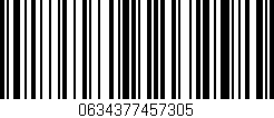 Código de barras (EAN, GTIN, SKU, ISBN): '0634377457305'
