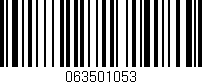 Código de barras (EAN, GTIN, SKU, ISBN): '063501053'