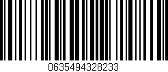 Código de barras (EAN, GTIN, SKU, ISBN): '0635494328233'