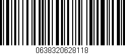Código de barras (EAN, GTIN, SKU, ISBN): '0638320628118'