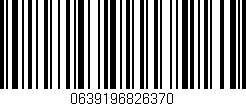 Código de barras (EAN, GTIN, SKU, ISBN): '0639196826370'