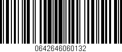 Código de barras (EAN, GTIN, SKU, ISBN): '0642646060132'