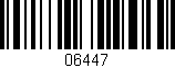 Código de barras (EAN, GTIN, SKU, ISBN): '06447'