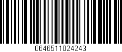 Código de barras (EAN, GTIN, SKU, ISBN): '0646511024243'