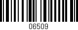 Código de barras (EAN, GTIN, SKU, ISBN): '06509'