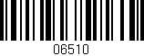 Código de barras (EAN, GTIN, SKU, ISBN): '06510'
