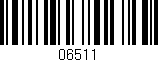 Código de barras (EAN, GTIN, SKU, ISBN): '06511'