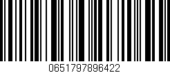 Código de barras (EAN, GTIN, SKU, ISBN): '0651797896422'