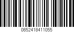 Código de barras (EAN, GTIN, SKU, ISBN): '0652418411055'