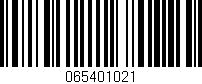 Código de barras (EAN, GTIN, SKU, ISBN): '065401021'