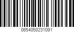 Código de barras (EAN, GTIN, SKU, ISBN): '0654050231091'