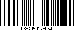 Código de barras (EAN, GTIN, SKU, ISBN): '0654050375054'