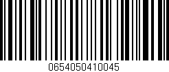 Código de barras (EAN, GTIN, SKU, ISBN): '0654050410045'
