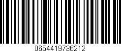 Código de barras (EAN, GTIN, SKU, ISBN): '0654419736212'