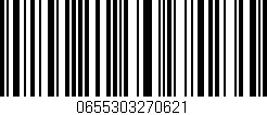 Código de barras (EAN, GTIN, SKU, ISBN): '0655303270621'