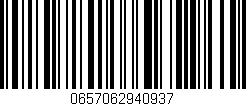 Código de barras (EAN, GTIN, SKU, ISBN): '0657062940937'