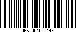 Código de barras (EAN, GTIN, SKU, ISBN): '0657801048146'