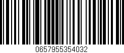 Código de barras (EAN, GTIN, SKU, ISBN): '0657955354032'