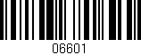 Código de barras (EAN, GTIN, SKU, ISBN): '06601'