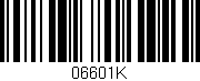 Código de barras (EAN, GTIN, SKU, ISBN): '06601K'
