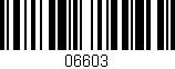 Código de barras (EAN, GTIN, SKU, ISBN): '06603'