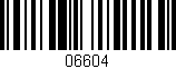 Código de barras (EAN, GTIN, SKU, ISBN): '06604'