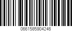 Código de barras (EAN, GTIN, SKU, ISBN): '0661585904246'