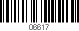 Código de barras (EAN, GTIN, SKU, ISBN): '06617'