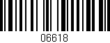 Código de barras (EAN, GTIN, SKU, ISBN): '06618'