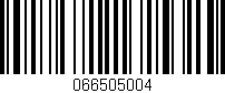 Código de barras (EAN, GTIN, SKU, ISBN): '066505004'