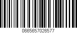 Código de barras (EAN, GTIN, SKU, ISBN): '0665657026577'