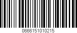 Código de barras (EAN, GTIN, SKU, ISBN): '0666151010215'