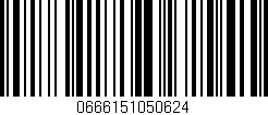 Código de barras (EAN, GTIN, SKU, ISBN): '0666151050624'