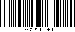 Código de barras (EAN, GTIN, SKU, ISBN): '0666222094663'