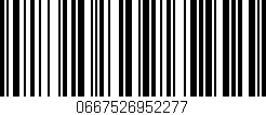 Código de barras (EAN, GTIN, SKU, ISBN): '0667526952277'