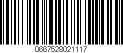 Código de barras (EAN, GTIN, SKU, ISBN): '0667528021117'