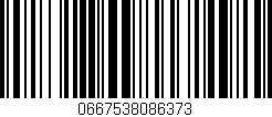 Código de barras (EAN, GTIN, SKU, ISBN): '0667538086373'