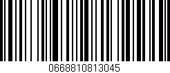 Código de barras (EAN, GTIN, SKU, ISBN): '0668810813045'