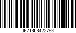 Código de barras (EAN, GTIN, SKU, ISBN): '0671606422758'