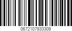 Código de barras (EAN, GTIN, SKU, ISBN): '0672107933309'