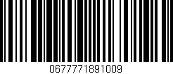 Código de barras (EAN, GTIN, SKU, ISBN): '0677771891009'