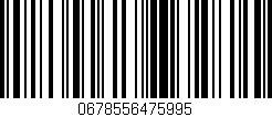 Código de barras (EAN, GTIN, SKU, ISBN): '0678556475995'