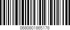 Código de barras (EAN, GTIN, SKU, ISBN): '0680801865178'