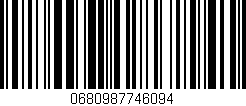 Código de barras (EAN, GTIN, SKU, ISBN): '0680987746094'